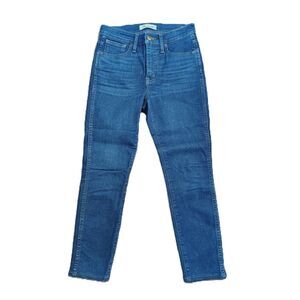 Madewell 25P 25 Petite Women's 10" High Rise Skinny Stretch Hayes Jeans J1015